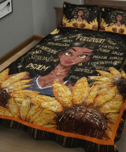 Alternative view of PSALM Forgiven Quilt Bedding Set