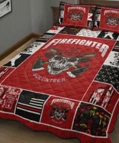 Alternative view of Volunteer Firefighter Quilt Bedding Set
