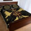 Eagle And Wolf Viking Quilt Bedding Set