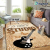 Guitar Area Rugs Personalized Guitar Studio Rug