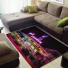 American Graffiti Milner Falfa Ford Couple Hot Rod Rug