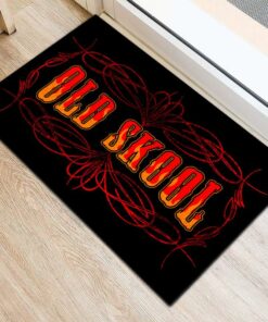 Old Skool Hot Rod Pinstripe Rug