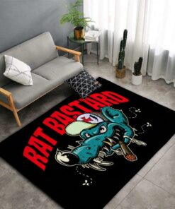 Rat Bastard Hot Rod Chopper Rug