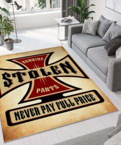 Genuine Stolen Part Hot Rod Garage Rug