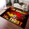 In Speed We Trust Hot Rod Duck Rug