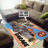 Personalized Hot Rod Service Garage Rug