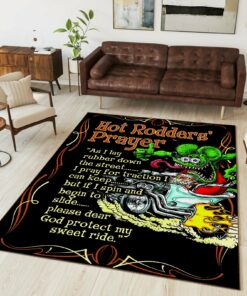 Rat Fink Hot Rodder Prayer Rug