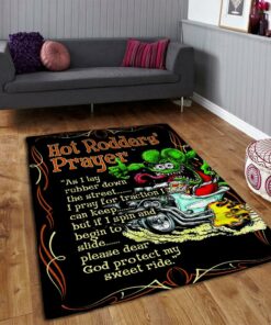 Rat Fink Hot Rodder Prayer Rug