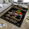 Personalized Garage Rat Fink No Skool Like Old Skool Rug
