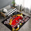 Personalized Retired Hot Rod Garage Rug