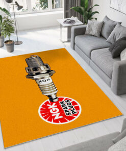 Hot Rod Garage Spark Plug Rug