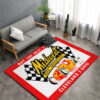 Midwest Auto Specialties Vintage Hot Rat Rod Drag Racing Rug