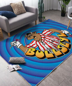 Bullseye Retro Hot Rod Man Cave Rug