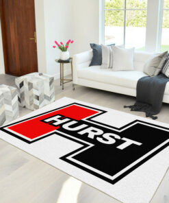 Vintage Drag Racing Hot Rod Rug