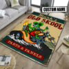 Personalized Old Skool Hot Rod Parts And Panels Rug