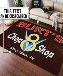 Personalized Chop Shop Hot Rod V8 Rug