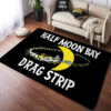 Hot Rod Half Moon Bay Drag Trip Rug