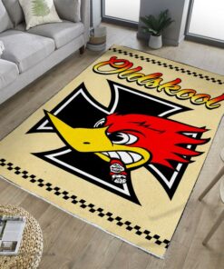 Oldsckool Woodpecker Hot Rod Rug