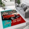 Life Is Short Drive A Hot Rod Rug