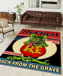 Hot Rod Never Die They Come Back From The Grave Rug