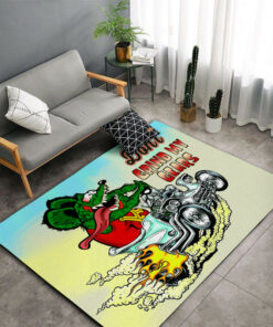 Don't Grind My Gears Hot Rod Rug