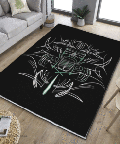 Pinstripe Hot Rod Area Rug
