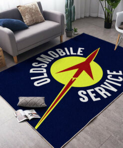 Personalized Garage Service Hot Rod Rug