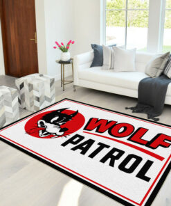Wolf Patrol Hot Rod Rug