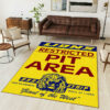 Lions Drag Strip Restricted Pit Hot Rod Rug