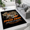 Lucky 13 Speed Shop Hot Rod Rat Rod Rug