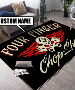 Personalized Chop Shop Hot Rod Rug