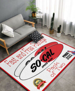 Car Club Plaque So Cal Speed Shop Hot Rod Rug