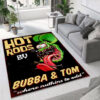 Personalized Hot Rod Area Rug