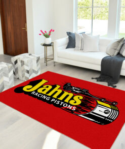 Hot Rod Jahns Racing Pistons Area rug