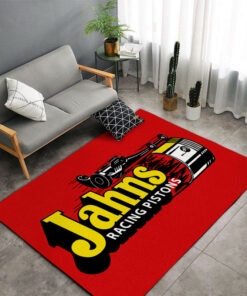 Hot Rod Jahns Racing Pistons Area rug