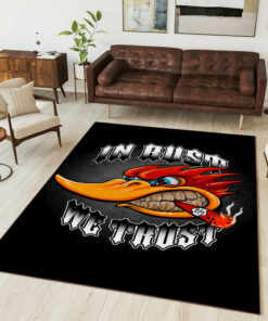 In Rust We Trust Hot Rod Area Rug