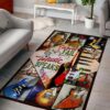 When Words Fail Music Speaks Guitar Love Area Rug