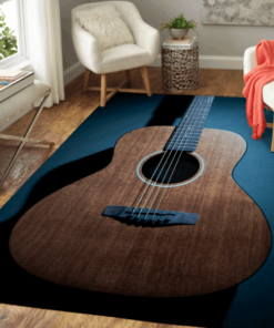 Acoustic Guitar Music Home Decor Area Rug