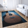 Acoustic Guitar Music Home Decor Area Rug