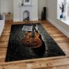 Guitar Fend Area Rug For Living Room