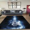 Blue Guitar Area Rug