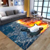 Water And Fire Guitar Rug