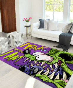 I Fink Hot Rod Rug