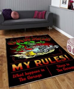 Rat Fink Garage I Can Fix Anything Except Stupid Rug