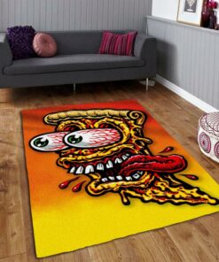 Scary Rat Fink Hot Rod Rug