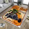 Old School Rules Hot Rod Garage Rug