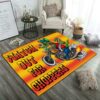 Rat Fink Watch Out For Choppers Rug