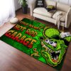 Personalized Hot Rod Garage Rug