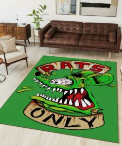 Rat Fink Rat Only Rug