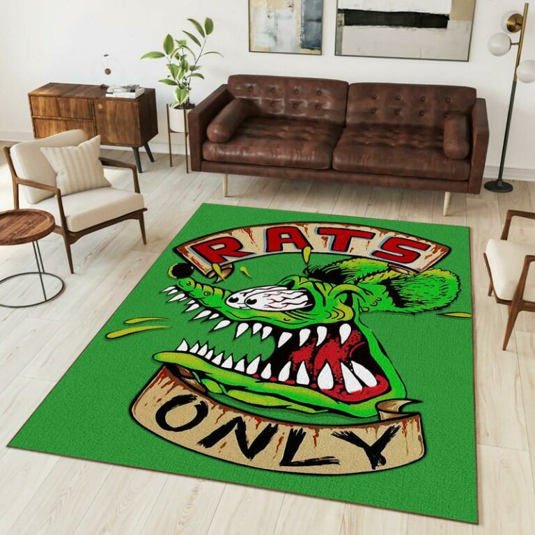 Mohawk Rug Rat Rat Fink Rat Only Rug - Dingmun